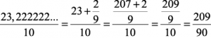 Transformação de números decimais para frações - Matemática Enem