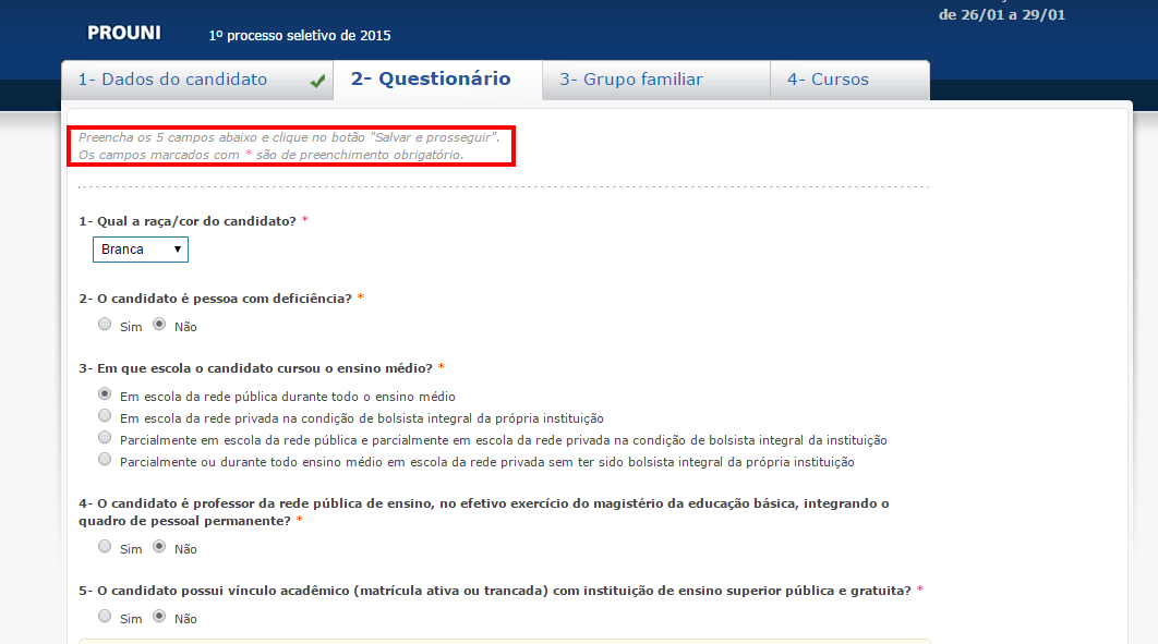 Inscrição Prouni - Blog do Enem