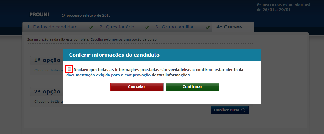 Inscrição Prouni - Blog do Enem