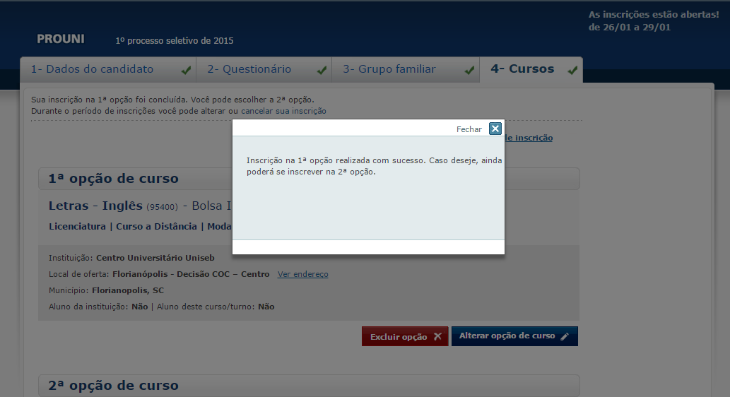 Inscrição Prouni - Blog do Enem