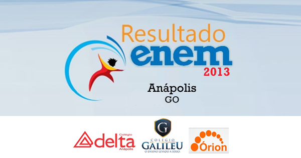 Anápolis - Resultado Enem 2013 por escolas