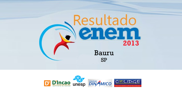 Bauru - Resultado Enem 2013 por escolas