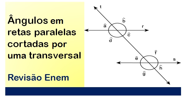 Ângulos Em Retas Paralelas Com Corte Transversal Geometria Enem 6462