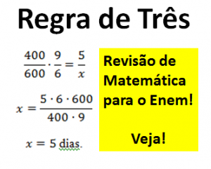 regra de três