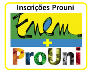 inscrições Prouni