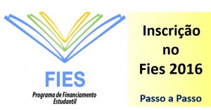 fies 2016 inscrição