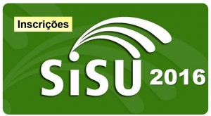 inscrições Sisu 2016