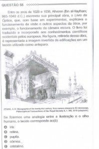 biologia enem 2015 questão 58