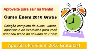 curso enem gratuito relogio