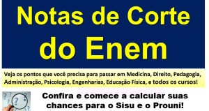 notas de corte do enem