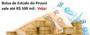 bolsa de estudos do Prouni