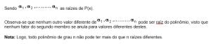 Equa Es Alg Bricas Teorema Fundamental Da Lgebra