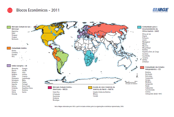 Os Bocos Econ Micos Principais Uni O Europ Ia Nafta Mercosul Apec