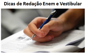 dicas redação enem e vestibular