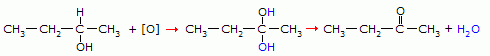 Química - Cetona + Água