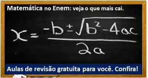matemática enem mais cai
