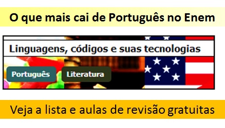 o que mais cai no Enem - Português