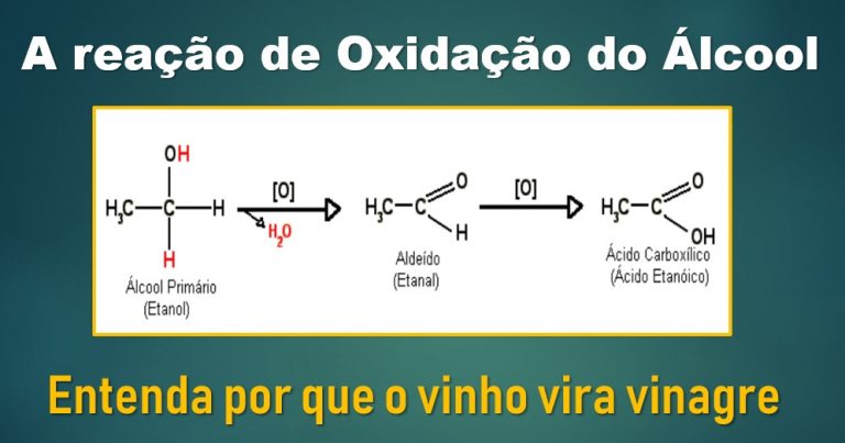 Veja a oxidação dos álcoois: é quando o vinho vira vinagre