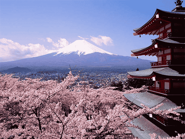 Ásia - Monte Fuji - Japão