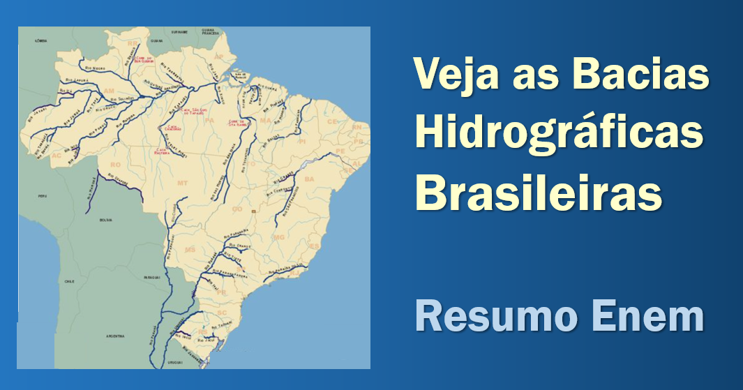 Classificação Das Bacias Hidrográficas Resumo De Geografia 3157