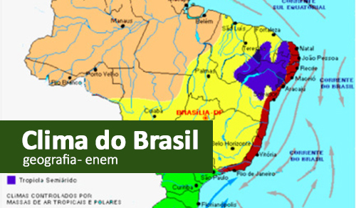 os climas do Brasil