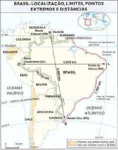 Conheça os pontos extremos do Brasil e como eles se dividem