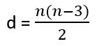 Fórmula número de diagonais numa figura plana