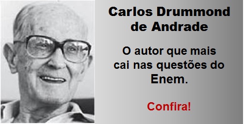 Carlos Drummond de Andrade - o autor que mais cai no Enem