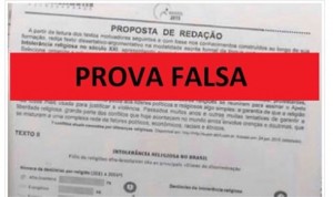 prova falsa