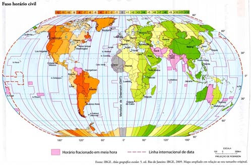 Fusos horários do Brasil - Geografia - InfoEscola