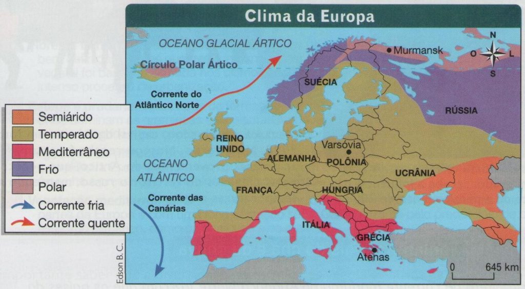 A Vegetação e os Tipos de Clima da Europa: resumo de Geografia