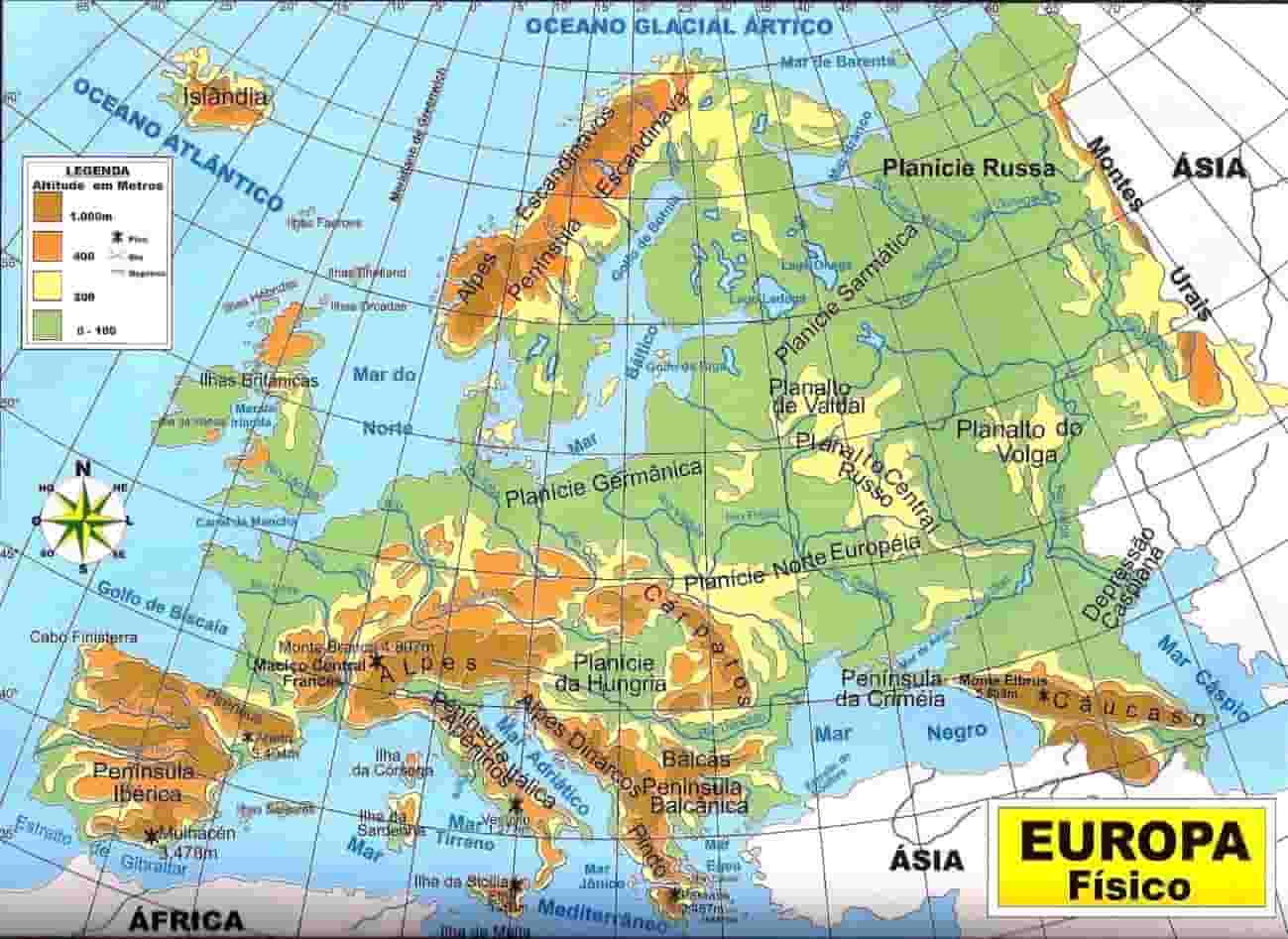 Península Escandinava - localização, clima, países e relevo