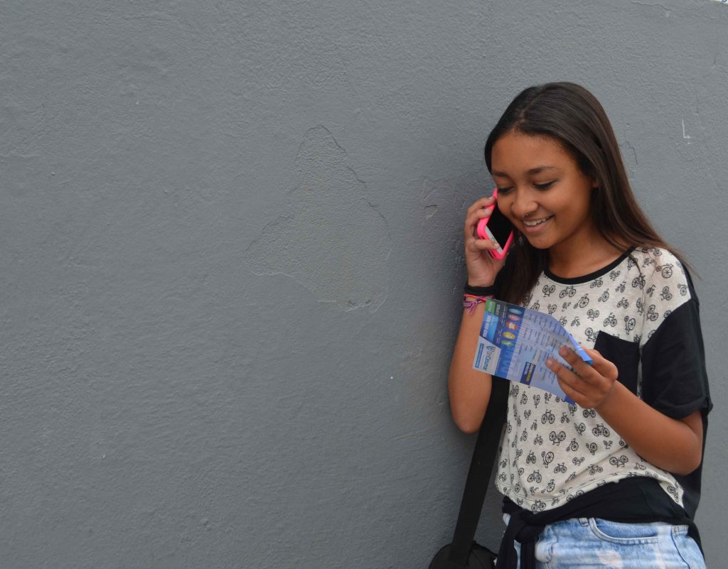 Lauren Fagundes, 15 anos, está no segundo ano do Ensino Médio e fez o Enem 2016 como experiência.