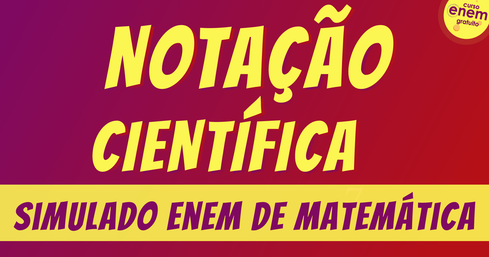 simulado de notação científica