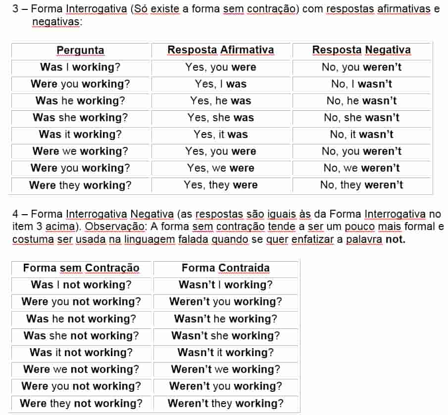 Passado Contínuo em Inglês - Past Continuous - English Experts