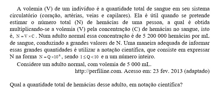 Resumo com Simulado de notação científica - É matemática Enem