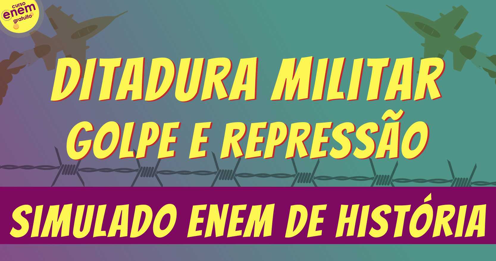 simulado de ditadura militar