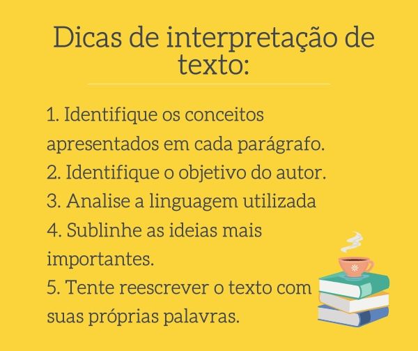 dicas de interpretação de texto