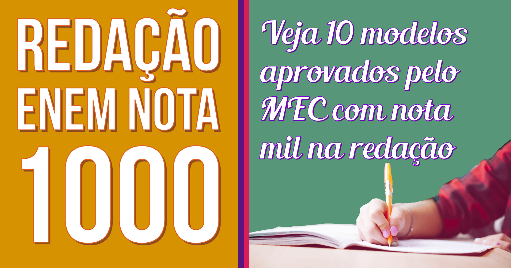 10 Exemplos De Redação Nota Mil Aprovadas Pelo MEC