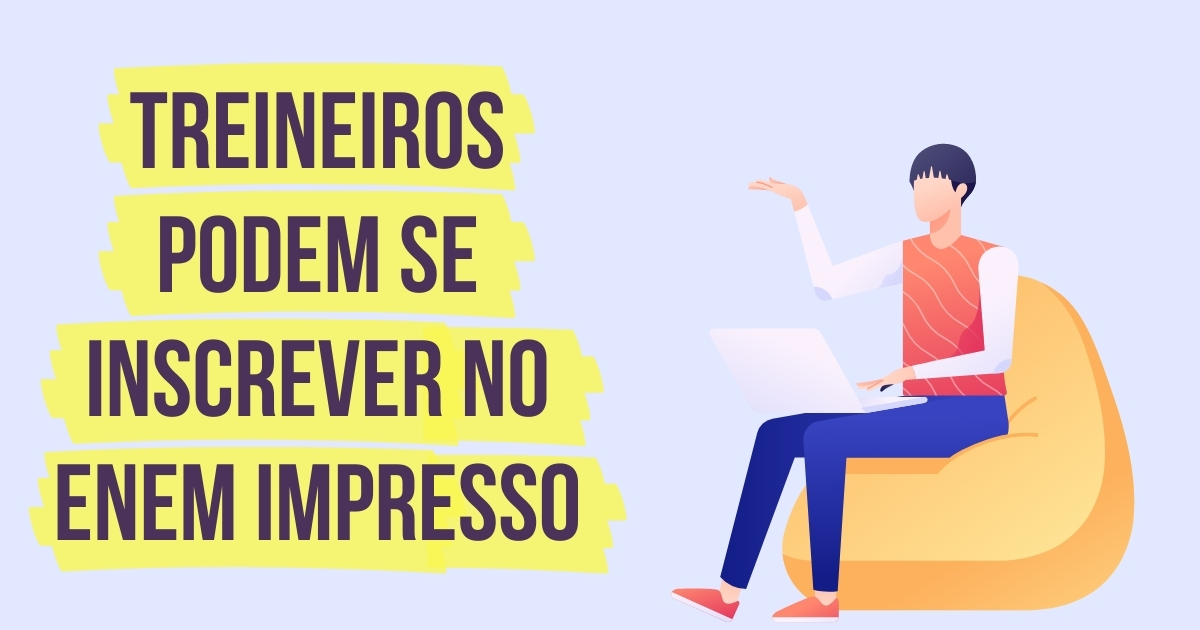 Inep confirma que treineiros poderão se inscrever no Enem impresso