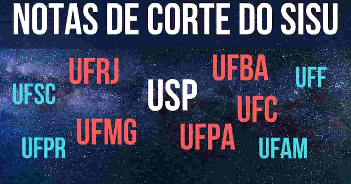 Notas de Corte UFMG no Sisu 2014 (Ampla Concorrência)