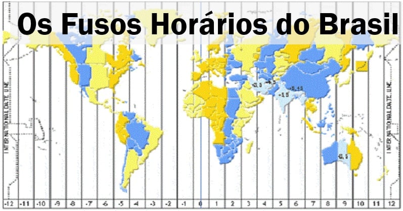 Fuso horário: o que é, para que serve, resumo - Brasil Escola