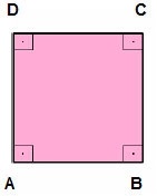Quadriláteros paralelogramos - Quadrado