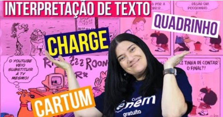 Interpretação de textos não verbais: Charges, Tirinhas e etc.