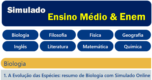 Simulado Enem Gratuito. Todas As Matérias. Acesse Agora!