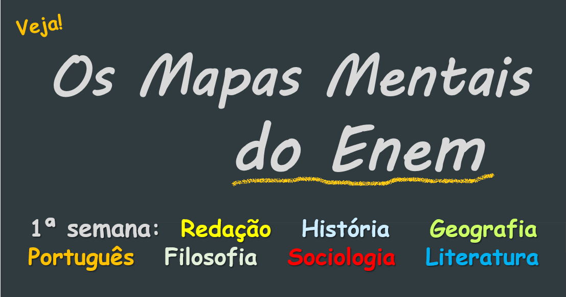 MAPA MENTAL PARA A PROVA