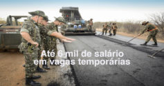 Seletivo Exército: até 6 mil de salário no Grupamento de Engenharia