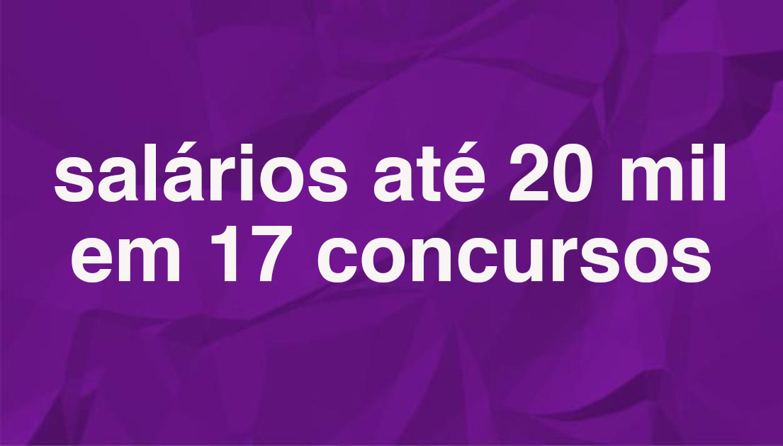 Sul tem 229 vagas abertas em 17 concursos