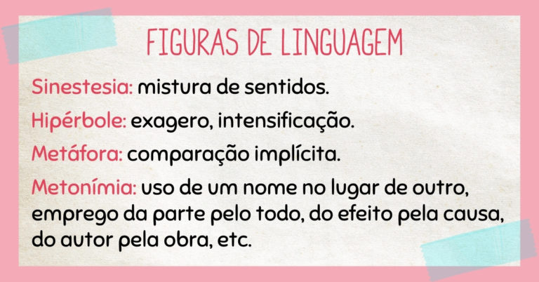 Exercícios Sobre Figuras De Linguagem Literatura Para O Enem 9629