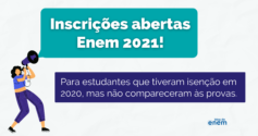 nova etapa de inscrições do Enem